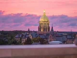Notre Dame Sunset