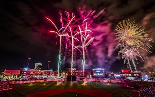 Fireworks at Four Winds Field
