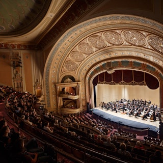 View of the stage in Morris Performing Arts Center