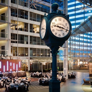 The main atrium at The Doubletree by Hilton