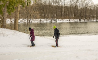 Snow Shoeing at St. Patrick's County Park