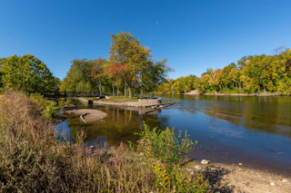 A photo of Kamm Island in Mishawaka