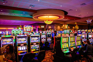 Slot machines at Four Winds Casino in South Bend
