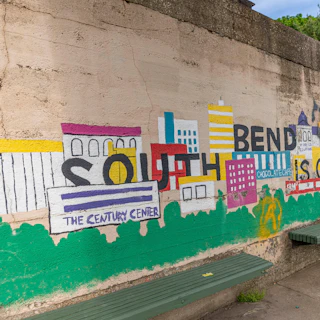 South Bend is Our Town Mural at Howard Park